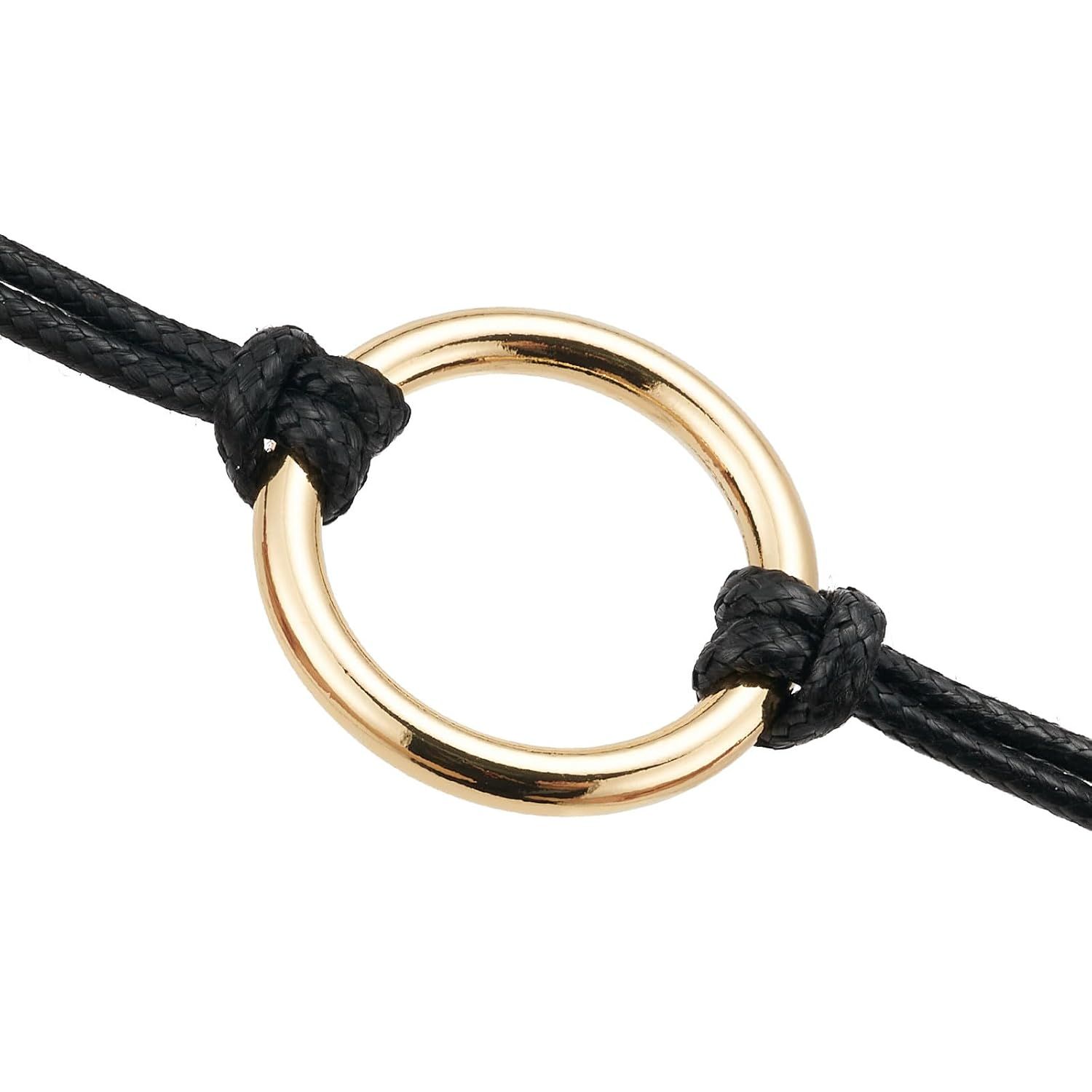 15pcs Metal Seamless Welded O Rings,Multi-Purpose O-Ring Hardware for Crafts Macrame Rings,Gold,1 inch - Image 4