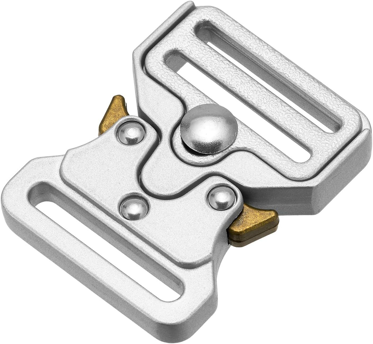 Tactical Buckle Replacement 2 pack,Metal Buckle Clip for Dog Collar, Keychain, Hunting Belt Bags - Image 2