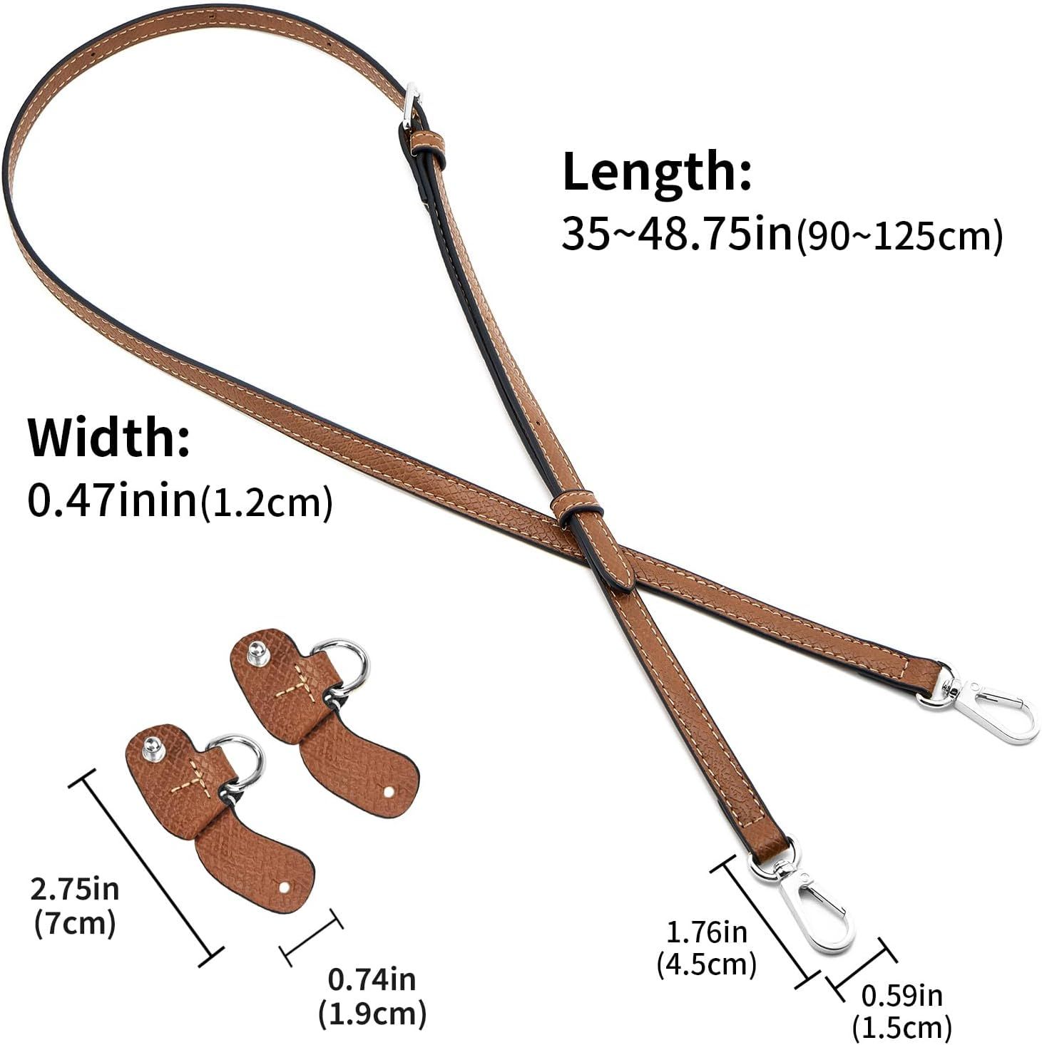 Bag Strap Suitable for Longchamp Mini Pouch, Purse Crossbody Replacement Adjustable Shoulder Strap Conversion Kit - Image 2