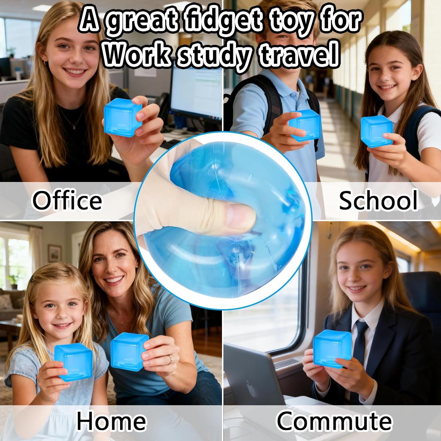 Ice Cube Squishy Stress Ball,1.98