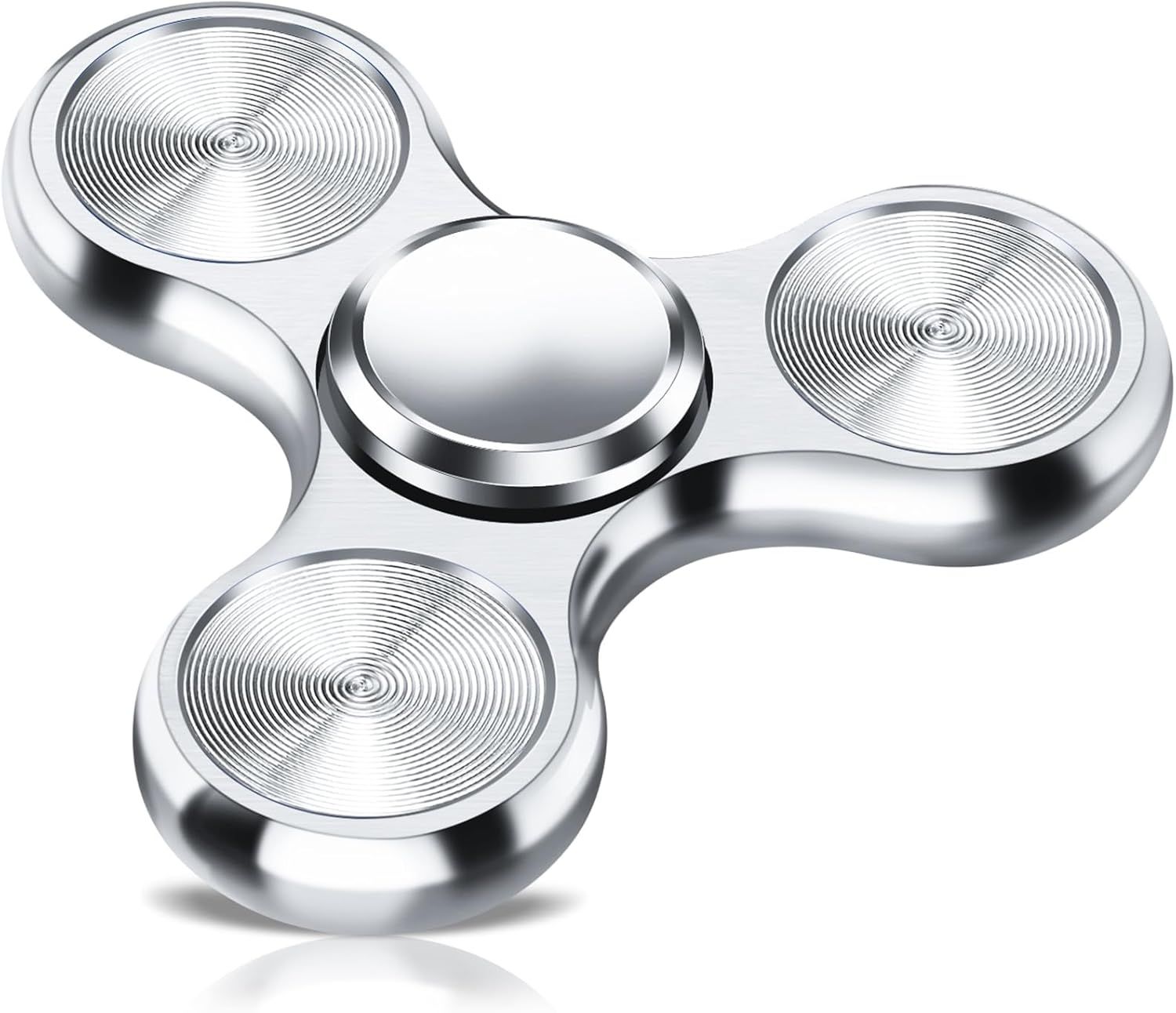 Fidget Spinner for Adults, Ultra Durable Metal Silent Fidget Spinners, Sensory Fidget Toys with Stainless Steel Bearings, ADHD Autism Anxiety Stress Relief, Goodie Bag Stuffers Gifts for Adults - Image 2