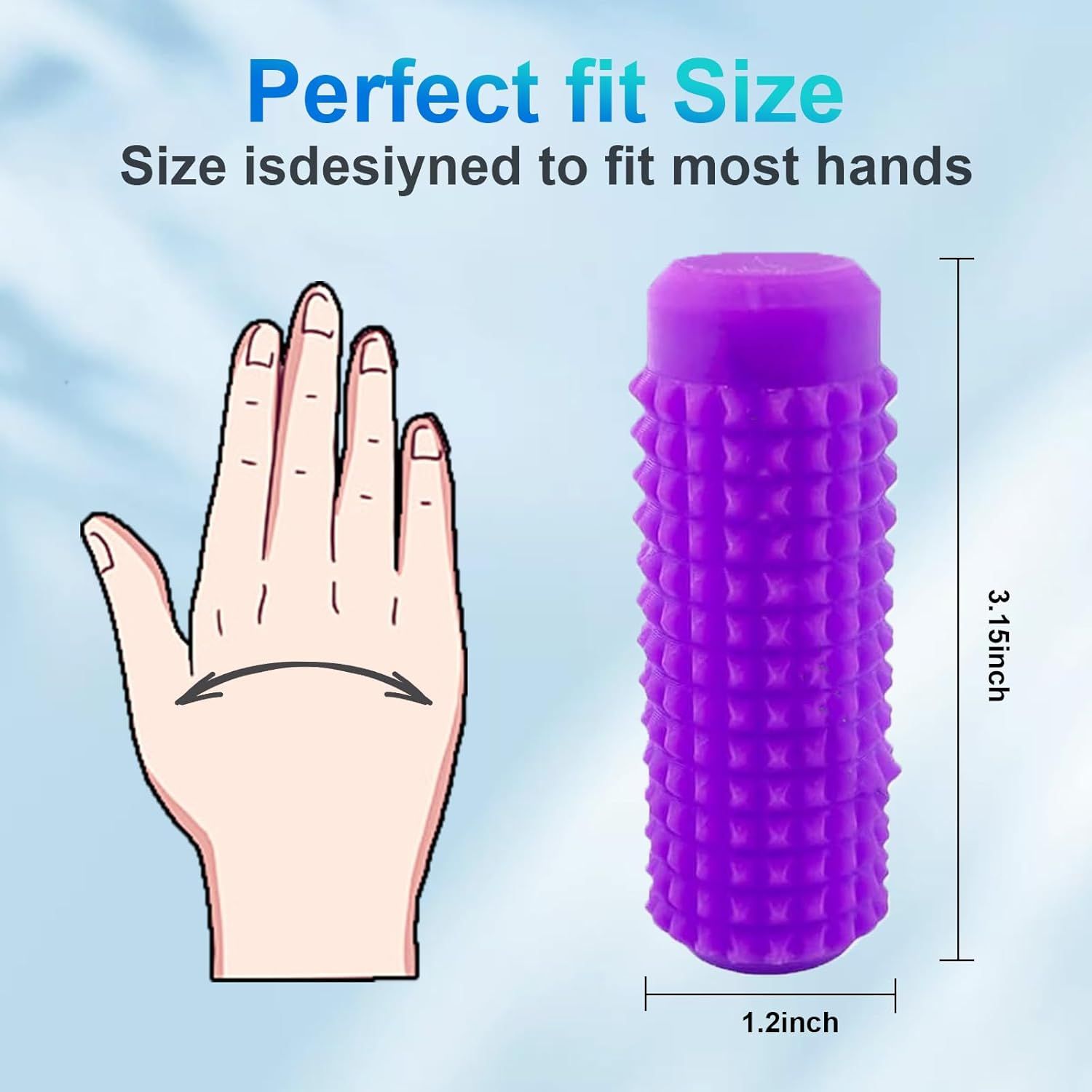 3PC Little Ouchies Fidget Toys Adults, Pain Stim Fidget Anxiety Relief for Anxiety and Stress Reduction,Portable Travel Stress Relief Spiky Fidget Keychain - Image 3