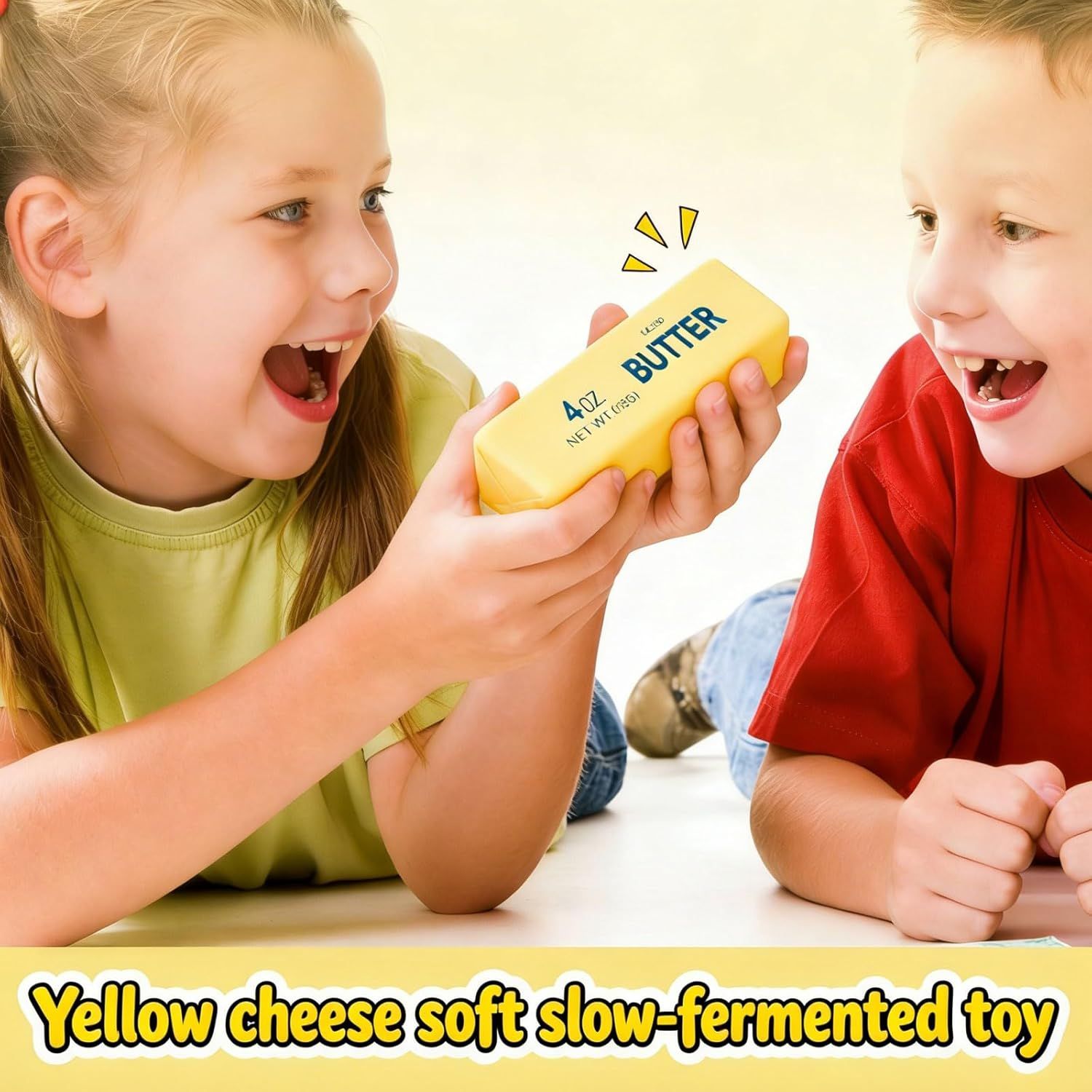 3Pcs Slow Rebound Cute Butter Squeeze Stress Balls, 2026 New Realistic Soft Butter Stick Fidget Toy,Slow Rising Portable Squishy for Adults Anxiety & Stress Relief, Sensory Gifts for Office, Home - Image 7