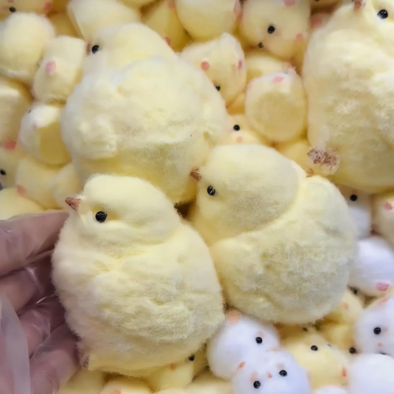 Handmade Chick Squeeze Toys Ultra Soft Squishy Fidget Toys Silicone Squishies Toys for Stress Relief ( Chicken ) (1pcs) - Image 3