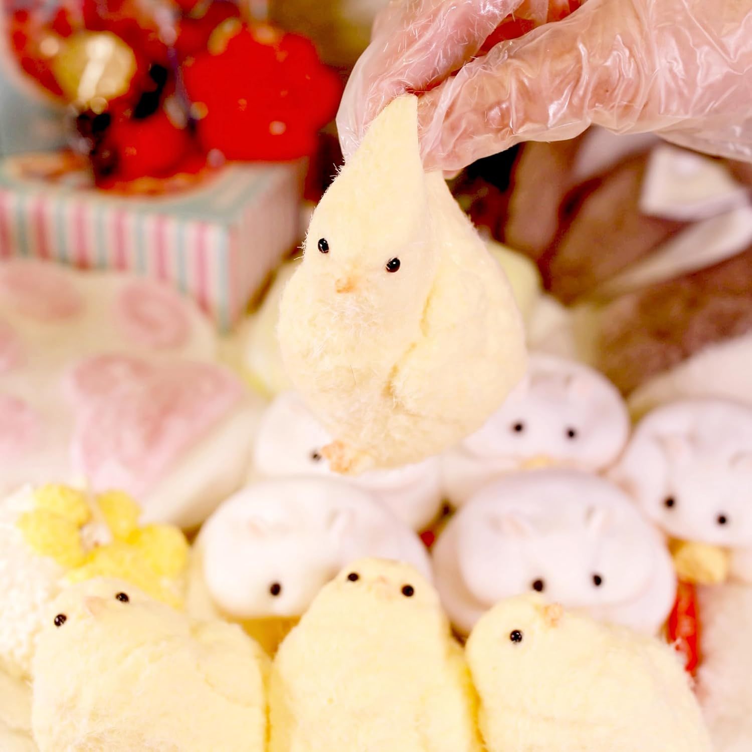 Handmade Chick Squeeze Toys Ultra Soft Squishy Fidget Toys Silicone Squishies Toys for Stress Relief ( Chicken ) (1pcs) - Image 7