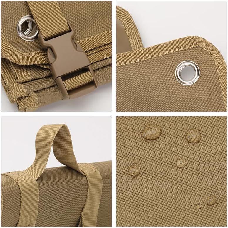 Outdoor Camping Tactical Training Shooting Mat Anti Slip Pad, Waterproof and Moisture-Proof Folding Mat Picnic Blanket Portable with Carry Strap - Image 3
