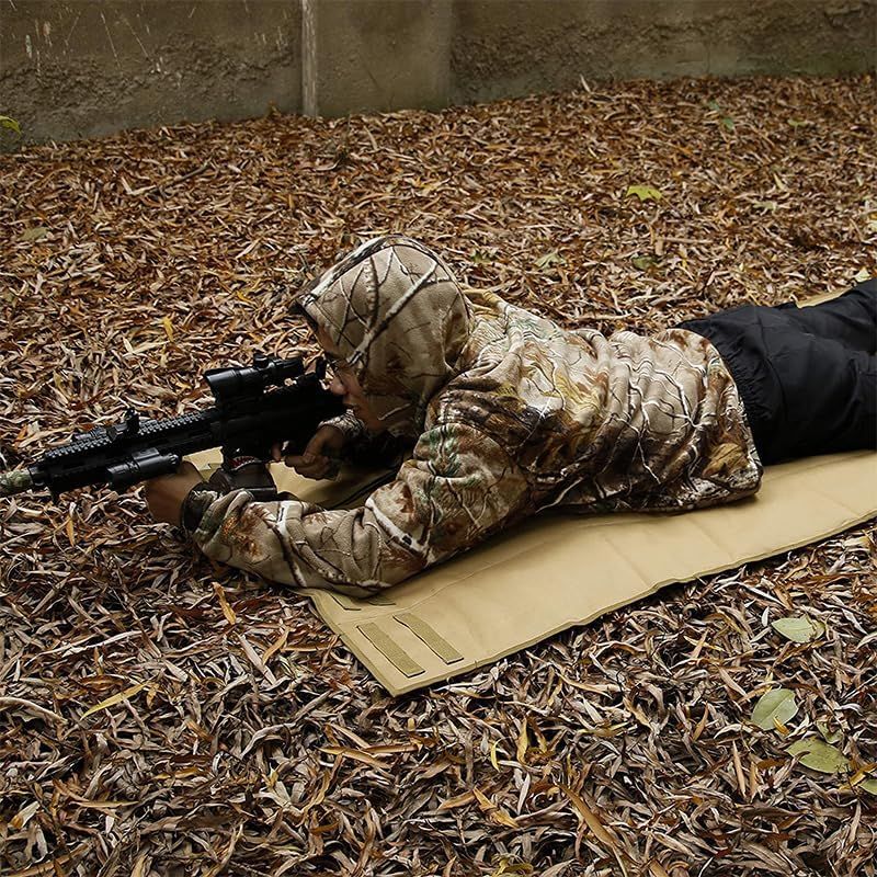 Outdoor Camping Tactical Training Shooting Mat Anti Slip Pad, Waterproof and Moisture-Proof Folding Mat Picnic Blanket Portable with Carry Strap - Image 5