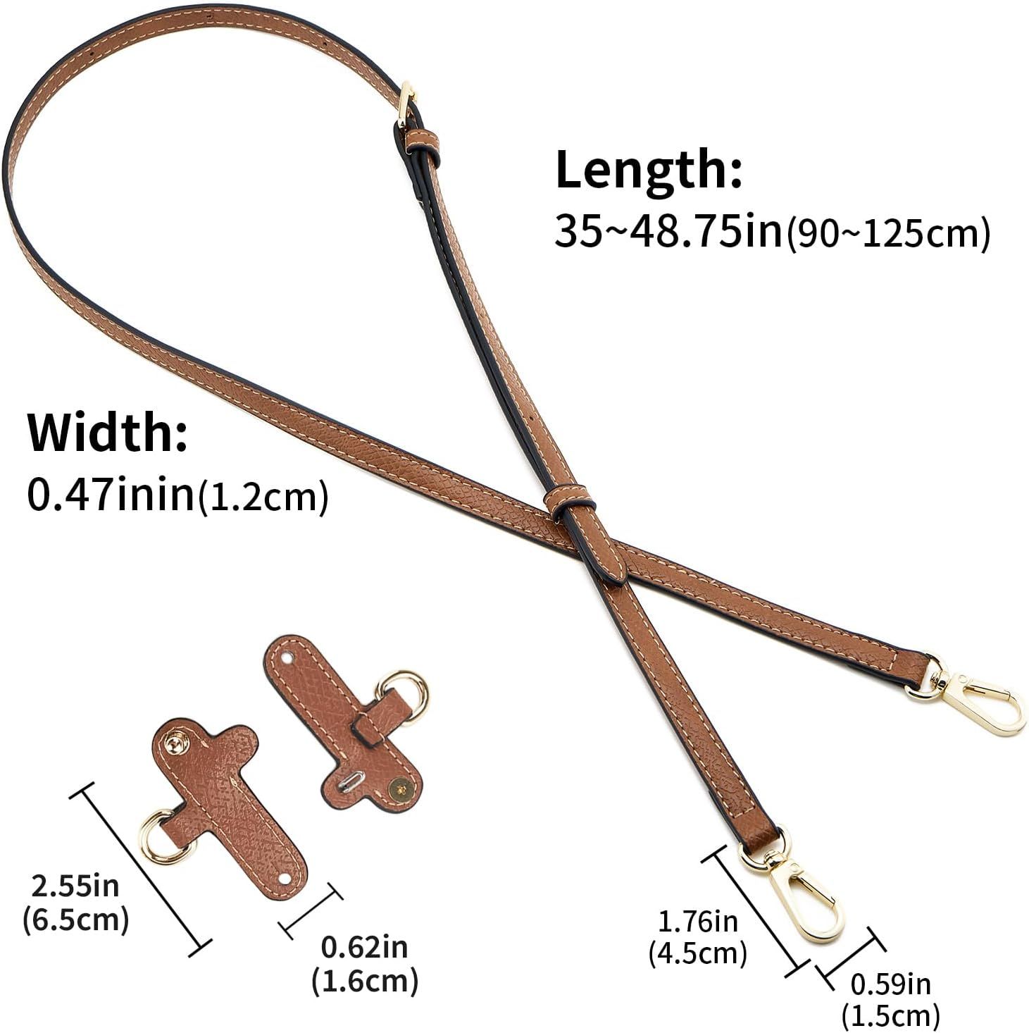 Leather Strap Suitable for Longchamp Handbag,Crossbody Adjustable Shoulder Strap Conversion Kit - Image 2