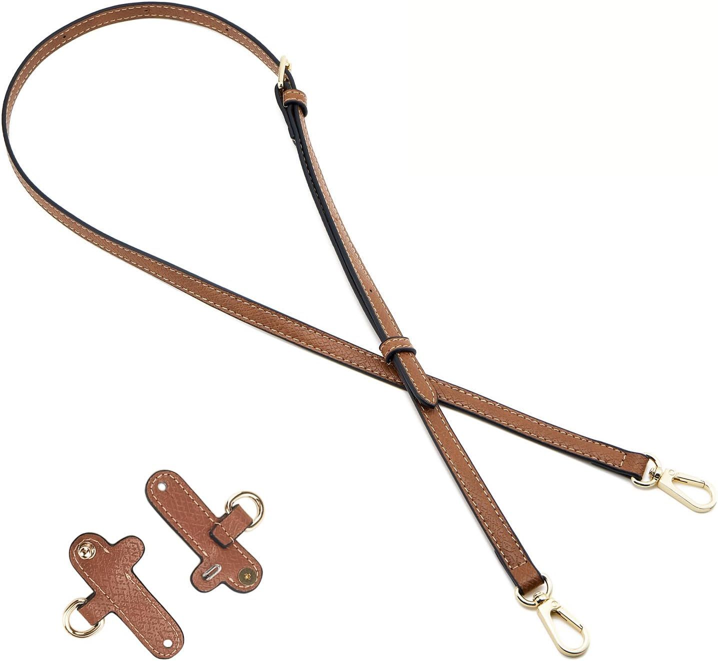 Leather Strap Suitable for Longchamp Handbag,Crossbody Adjustable Shoulder Strap Conversion Kit - Image 3
