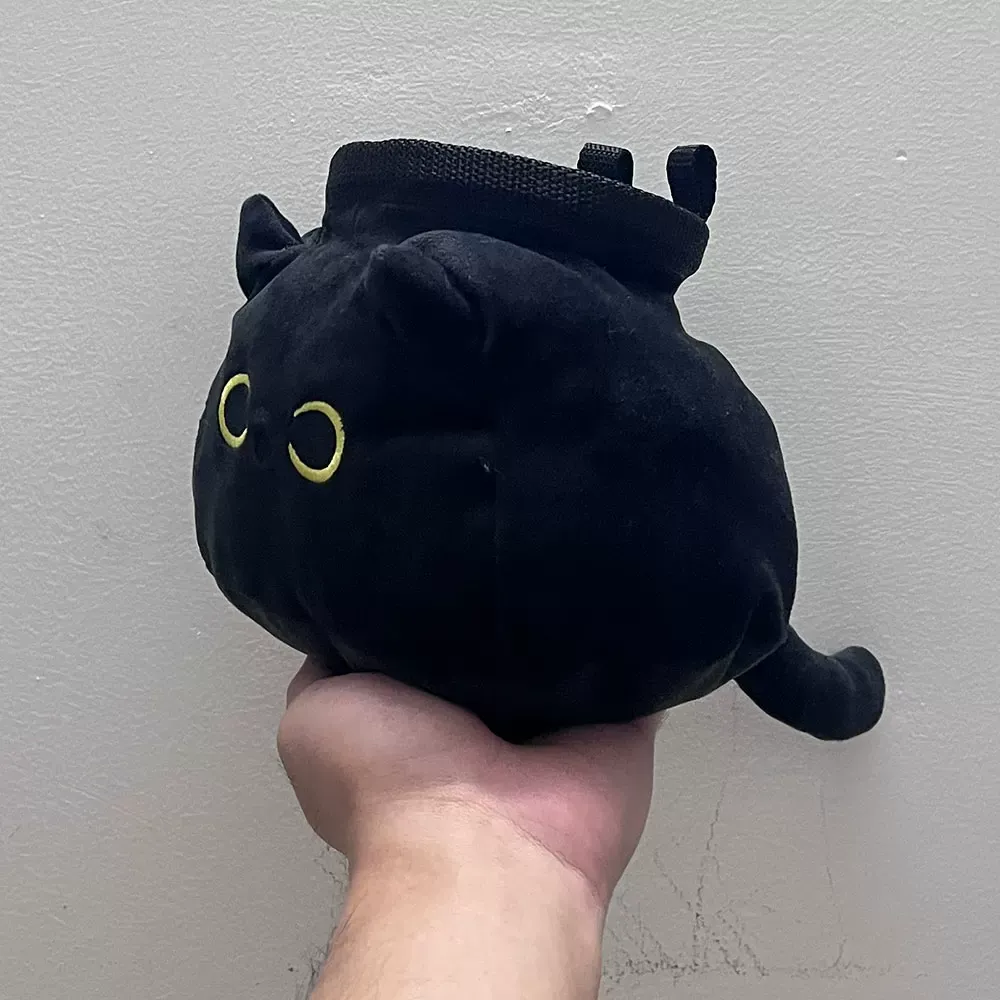 Black Cat Chalk Bag Rock Climbing Equipment - Image 2