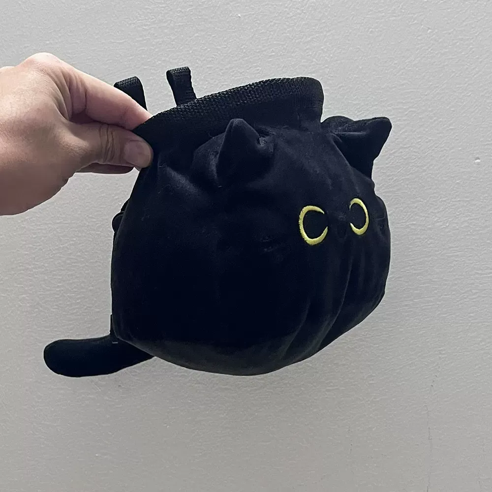 Black Cat Chalk Bag Rock Climbing Equipment - Image 5