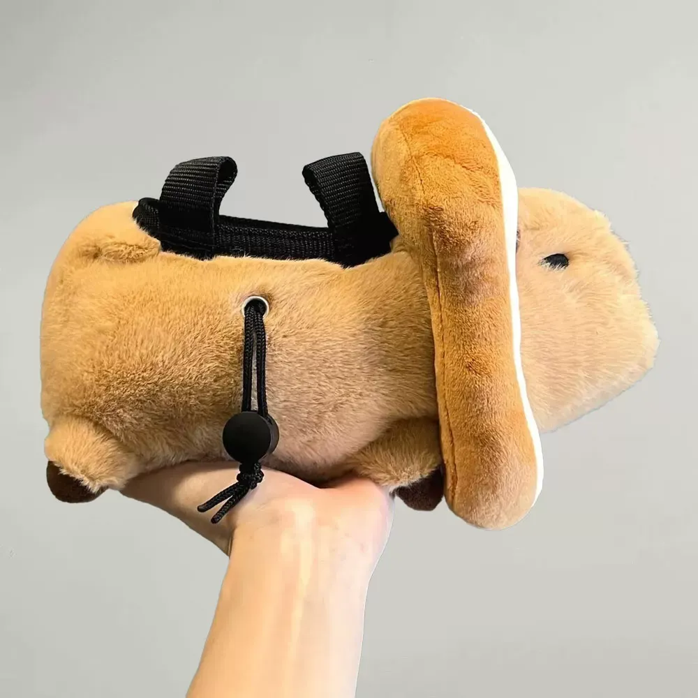 Bread Capybara Chalk Bag Rock Climbing Equipment - Image 2
