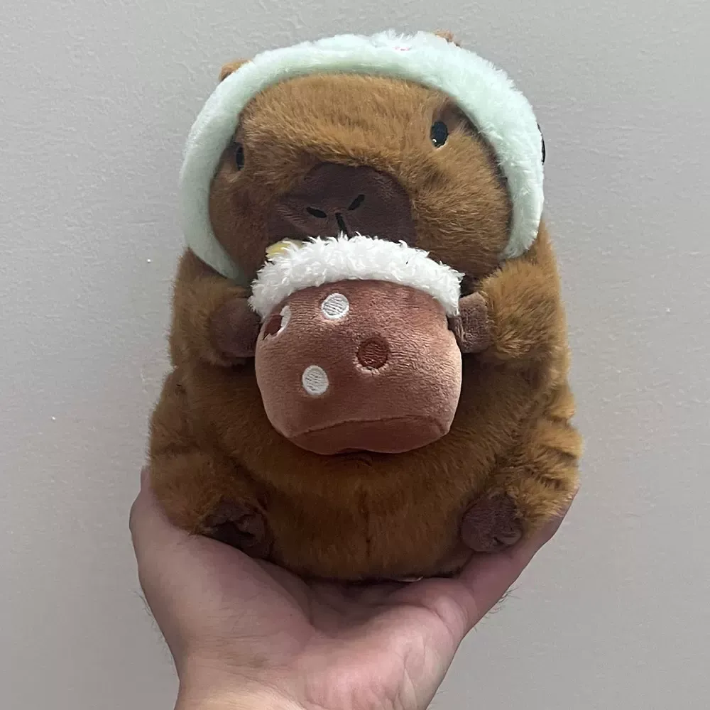 Milk Tea Capybara Chalk Bag Rock Climbing Equipment - Image 1
