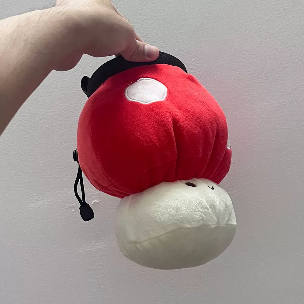 Red Mushrooms Chalk Bag Rock Climbing Equipment - Image 6