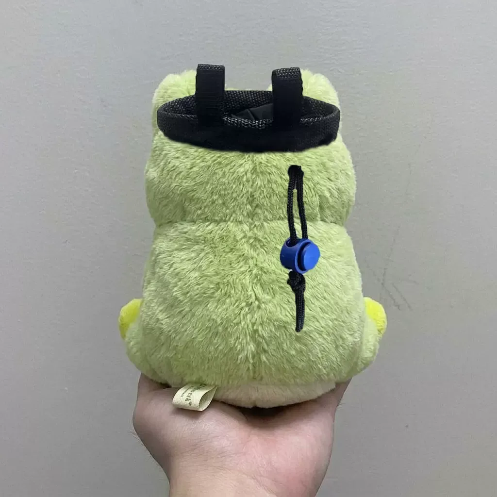 Frog Chalk Bag Rock Climbing Chalk Bag Suitable Bouldering Gym Indoor & Outdoor Climbing with Adjustable Belt - Image 3