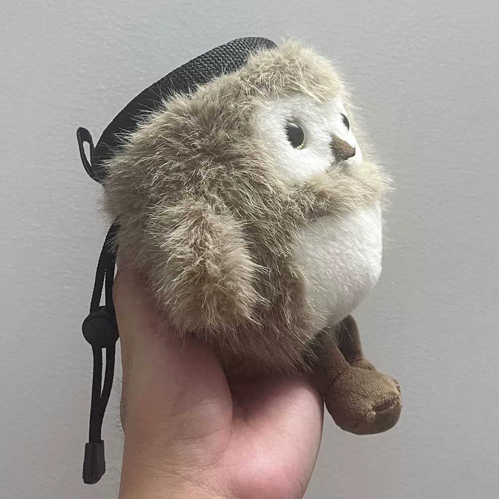 Cute Plush Owl Chalk Bag Climbing Bag Climbing Gear Gift - Image 2