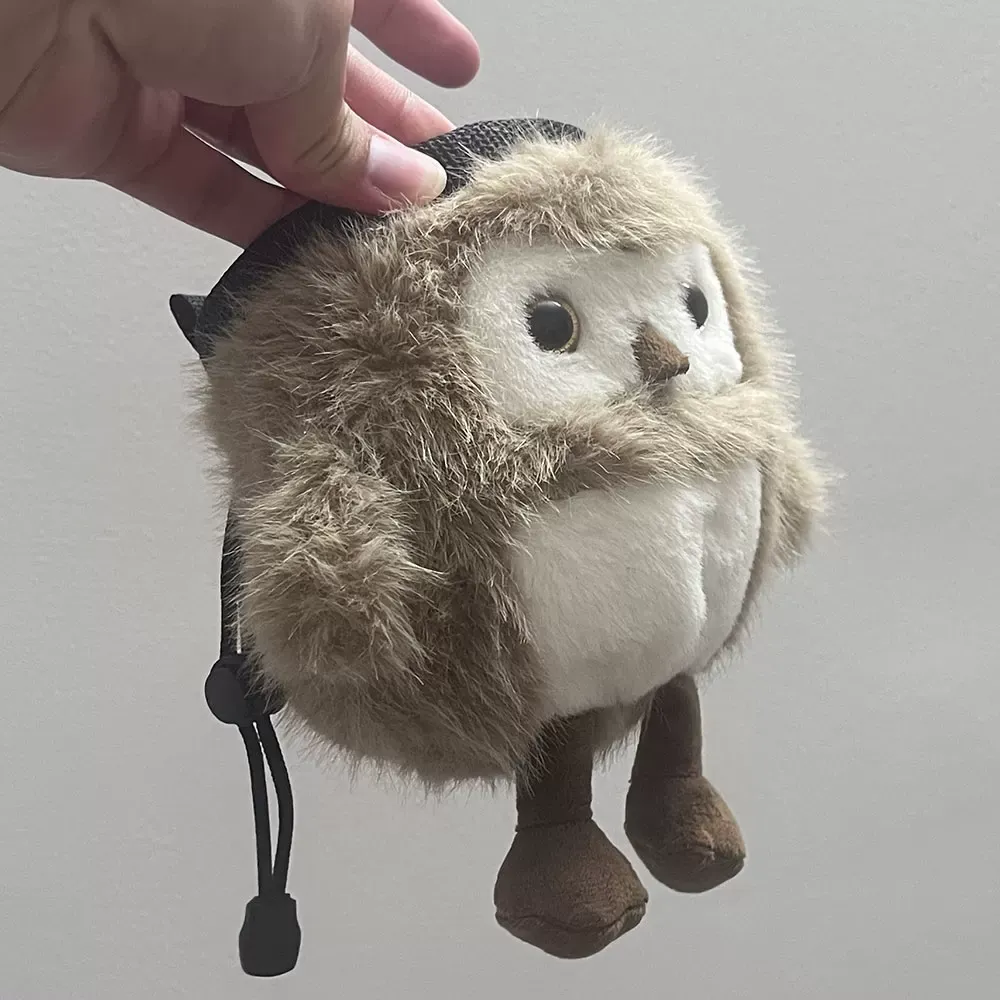 Cute Plush Owl Chalk Bag Climbing Bag Climbing Gear Gift - Image 6