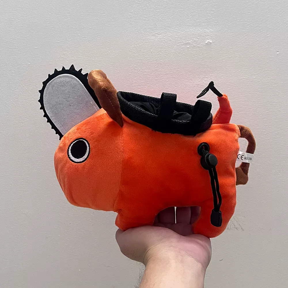 Smile Pochita Chalk Bag Rock Climbing Equipment - Image 2