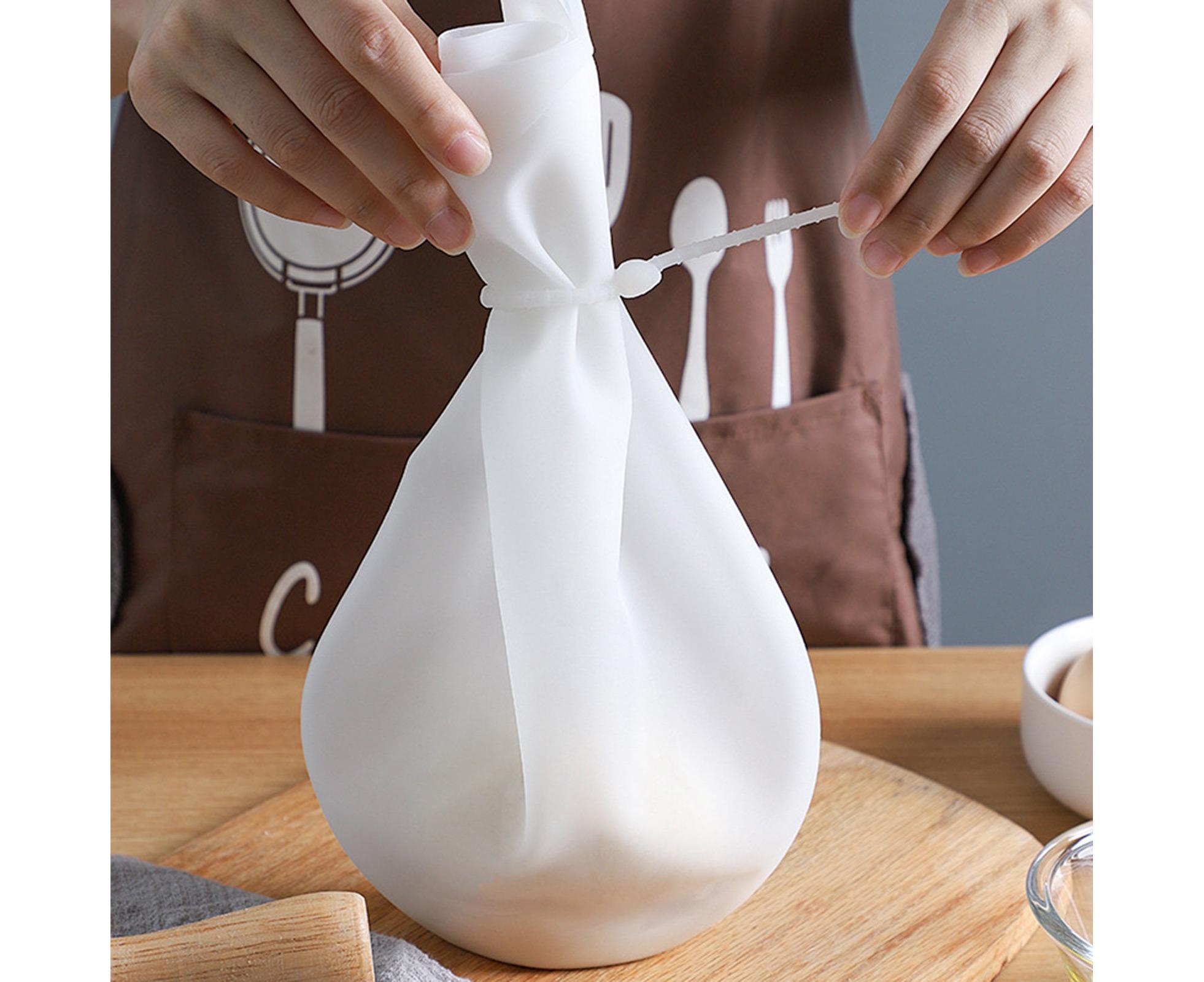 Kneading Dough Bag Food Grade Non-stick Silicone Non-deformation Flour Mixing Bag Baking Tool-L - Image 7
