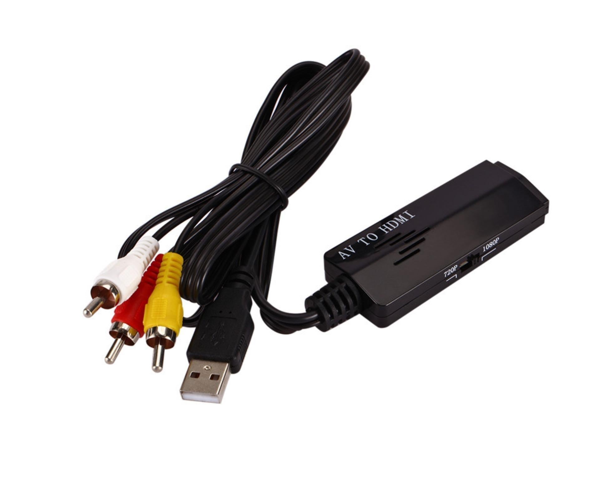 1080P High Clarity HDMI-compatible Male to Female RCA AV Video Audio Converter Cable Cord Adapter Long - Image 1