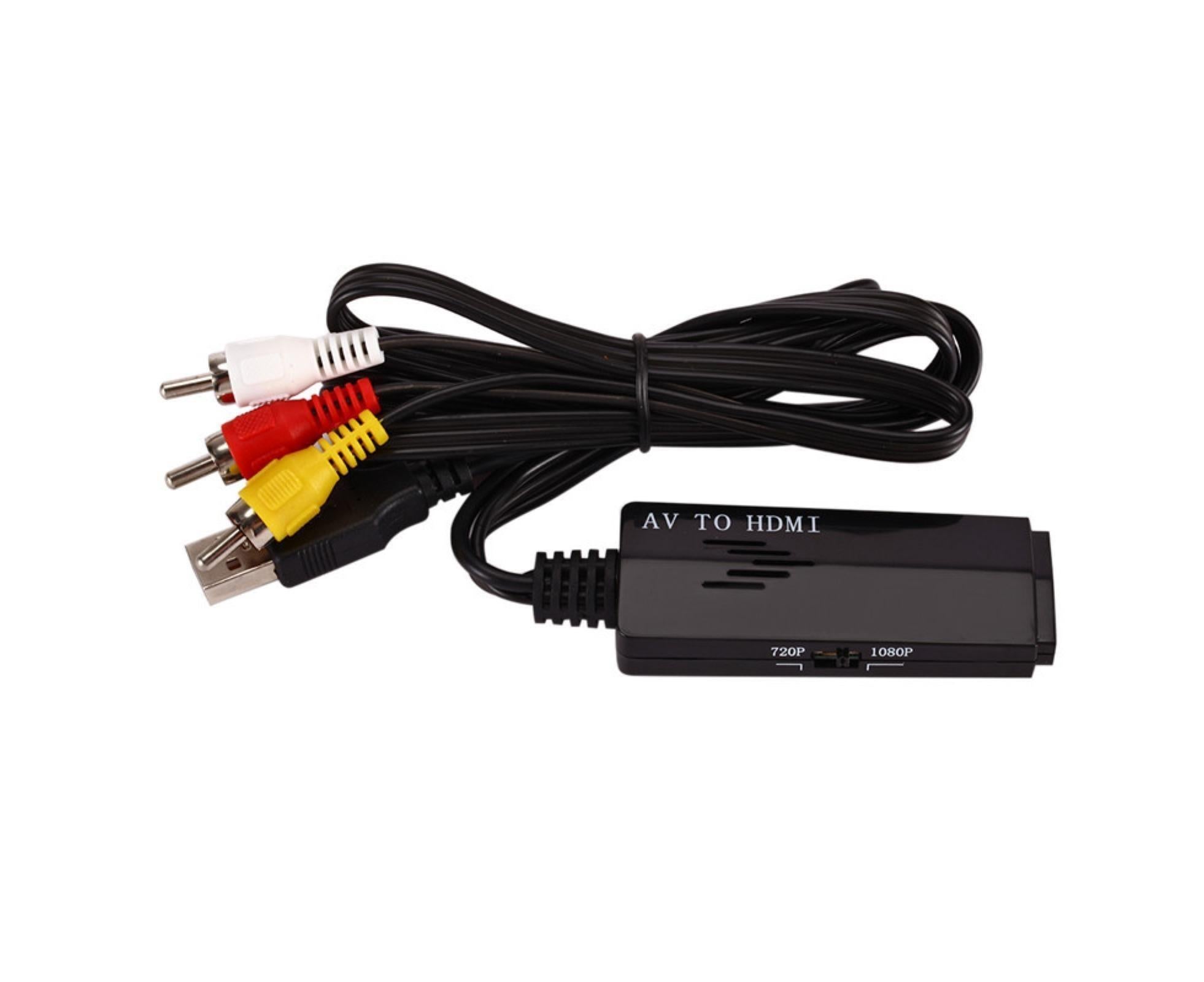 1080P High Clarity HDMI-compatible Male to Female RCA AV Video Audio Converter Cable Cord Adapter Long - Image 2