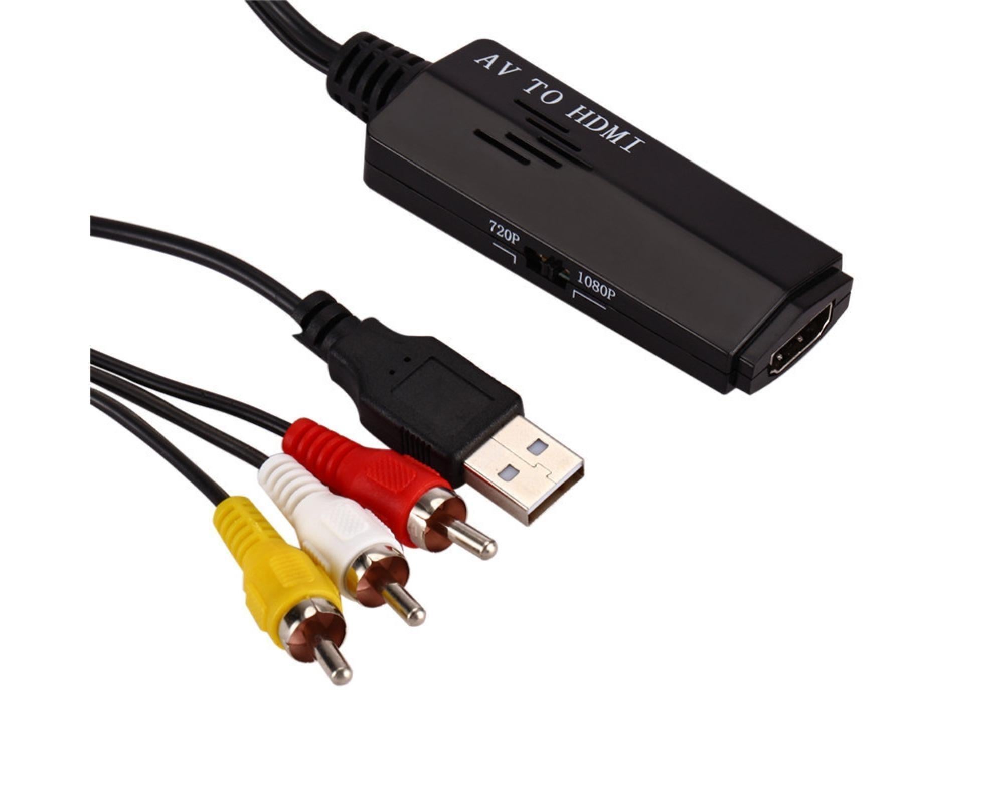 1080P High Clarity HDMI-compatible Male to Female RCA AV Video Audio Converter Cable Cord Adapter Long - Image 4