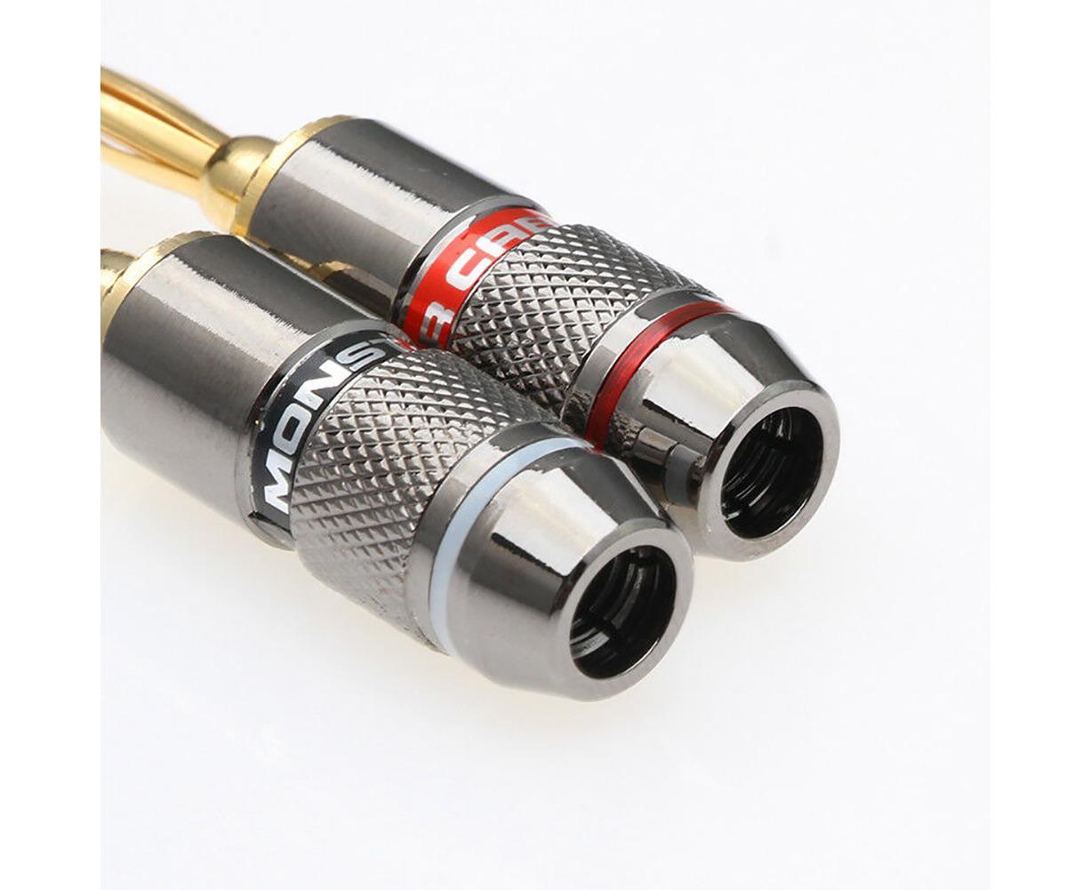 12Pcs 24K Gold Plated Zinc Alloy Banana Plugs Speaker Audio Video Connectors - Image 5