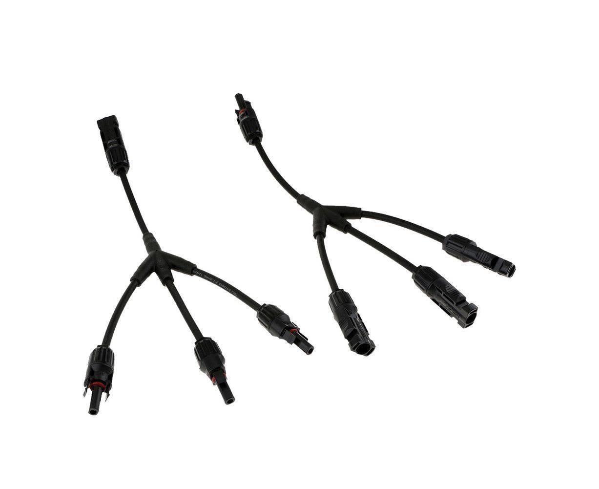 1Pair 3 Way Y Splitter Cable Plug Inline Solar PV Panel IP67 Connectors - Image 5