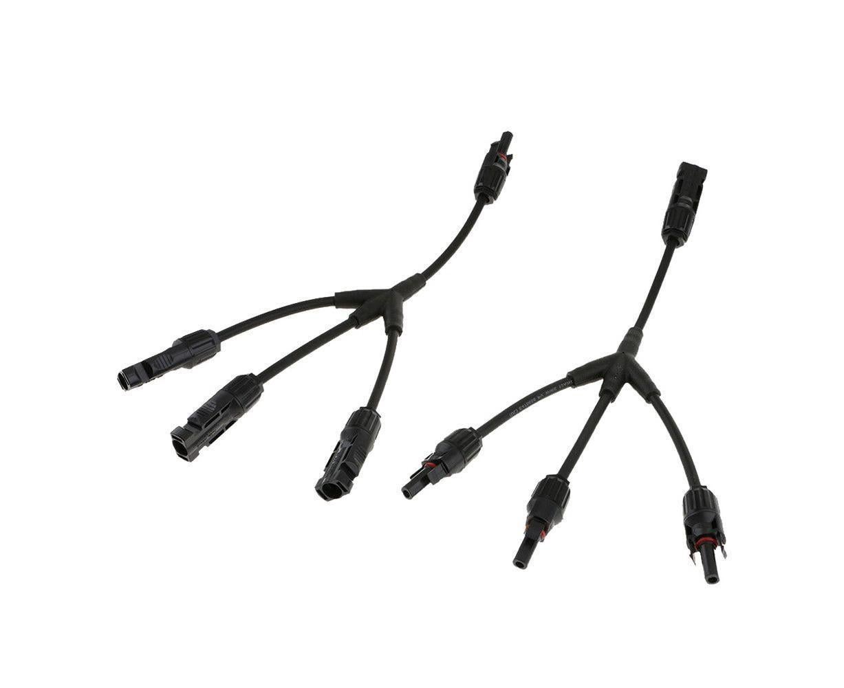 1Pair 3 Way Y Splitter Cable Plug Inline Solar PV Panel IP67 Connectors - Image 7