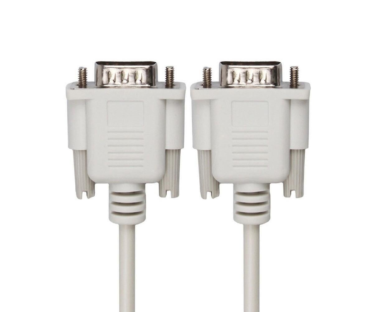 2Pcs 1.5/3/5m RS232 DB9 9Pin Serial Male to Male COM Port Data Converter Cable - Image 7