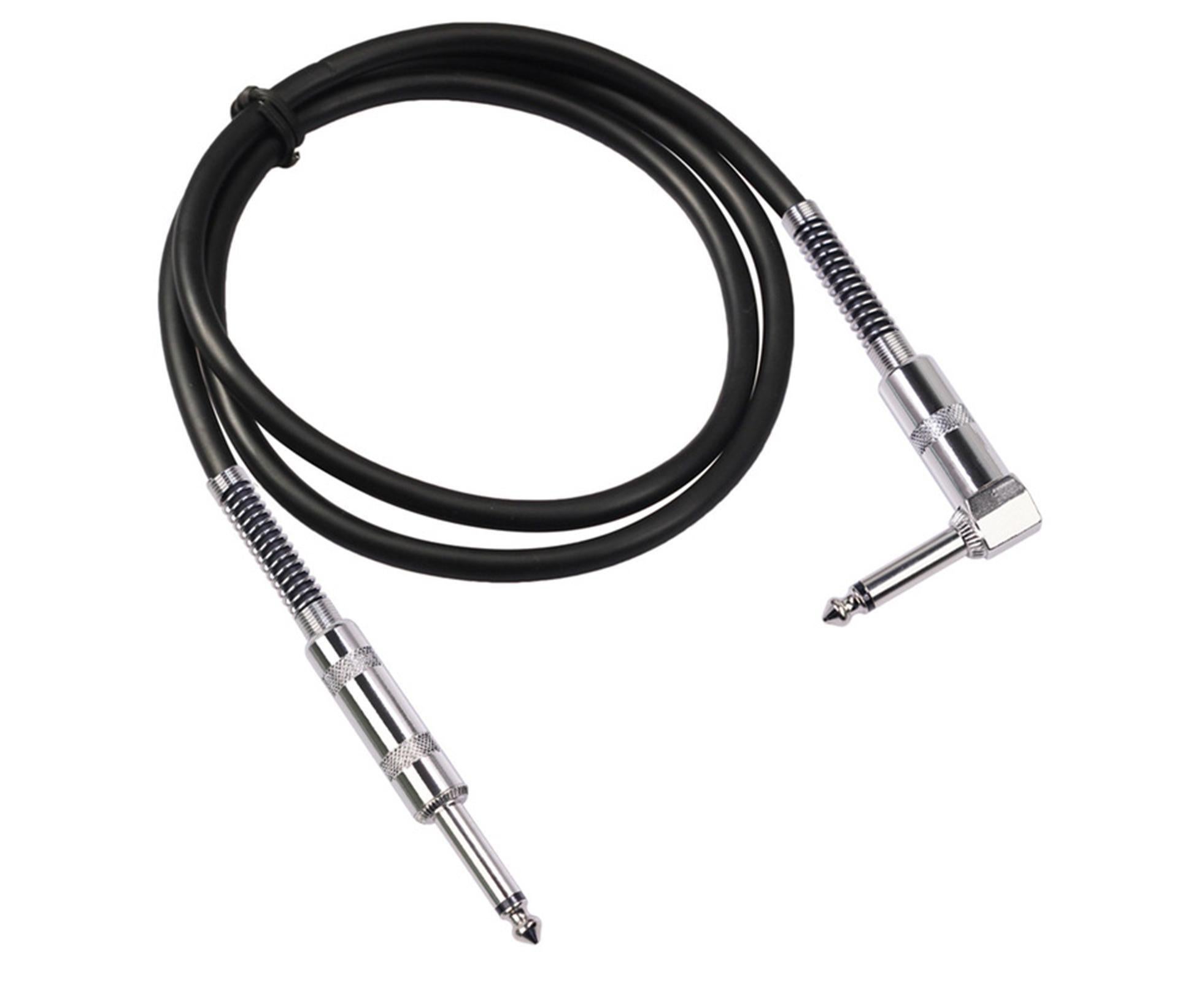 90 Degree Electric Guitar Audio Cable Musical Instruments Connecting Cord Line - Image 1
