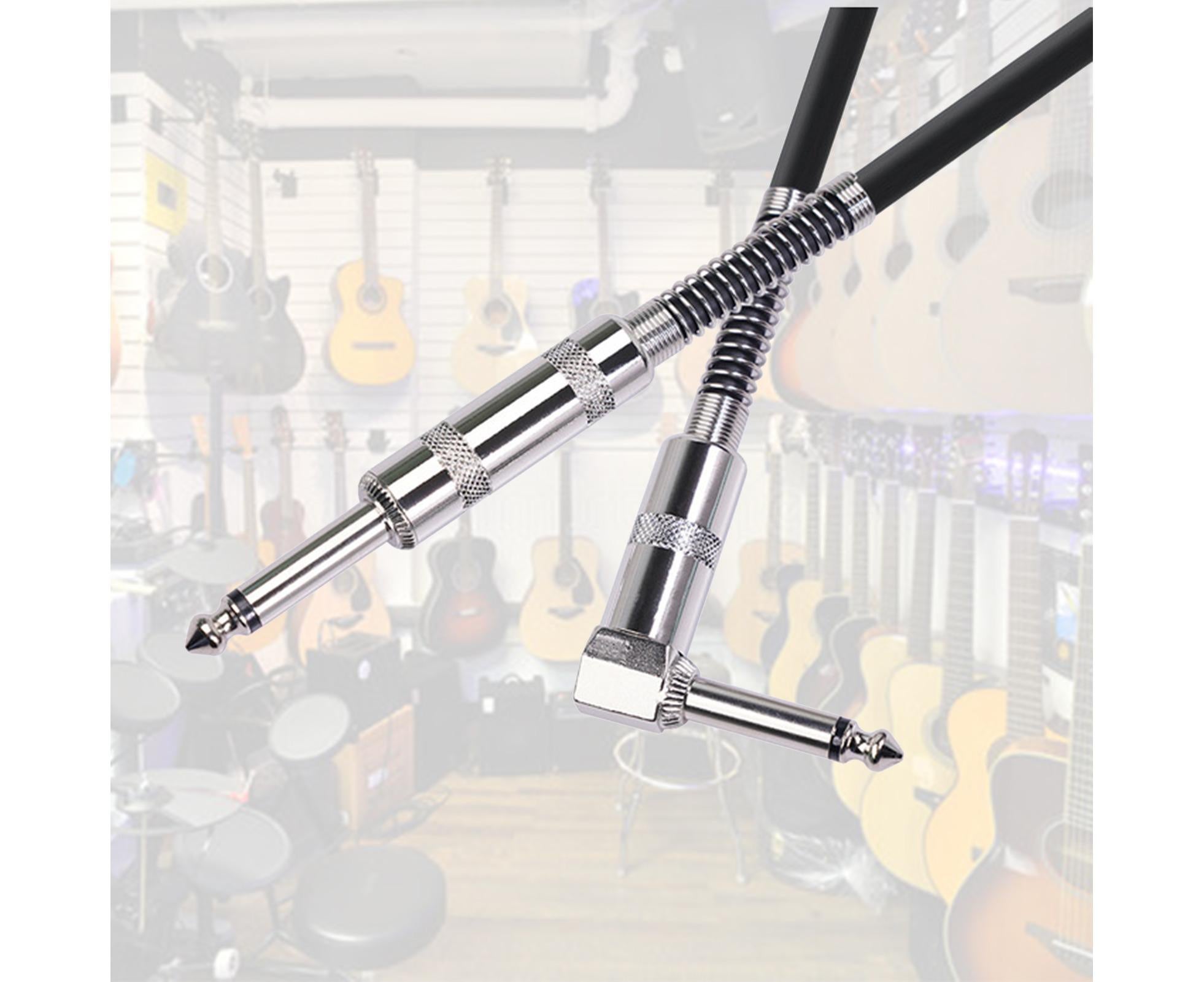 90 Degree Electric Guitar Audio Cable Musical Instruments Connecting Cord Line - Image 2