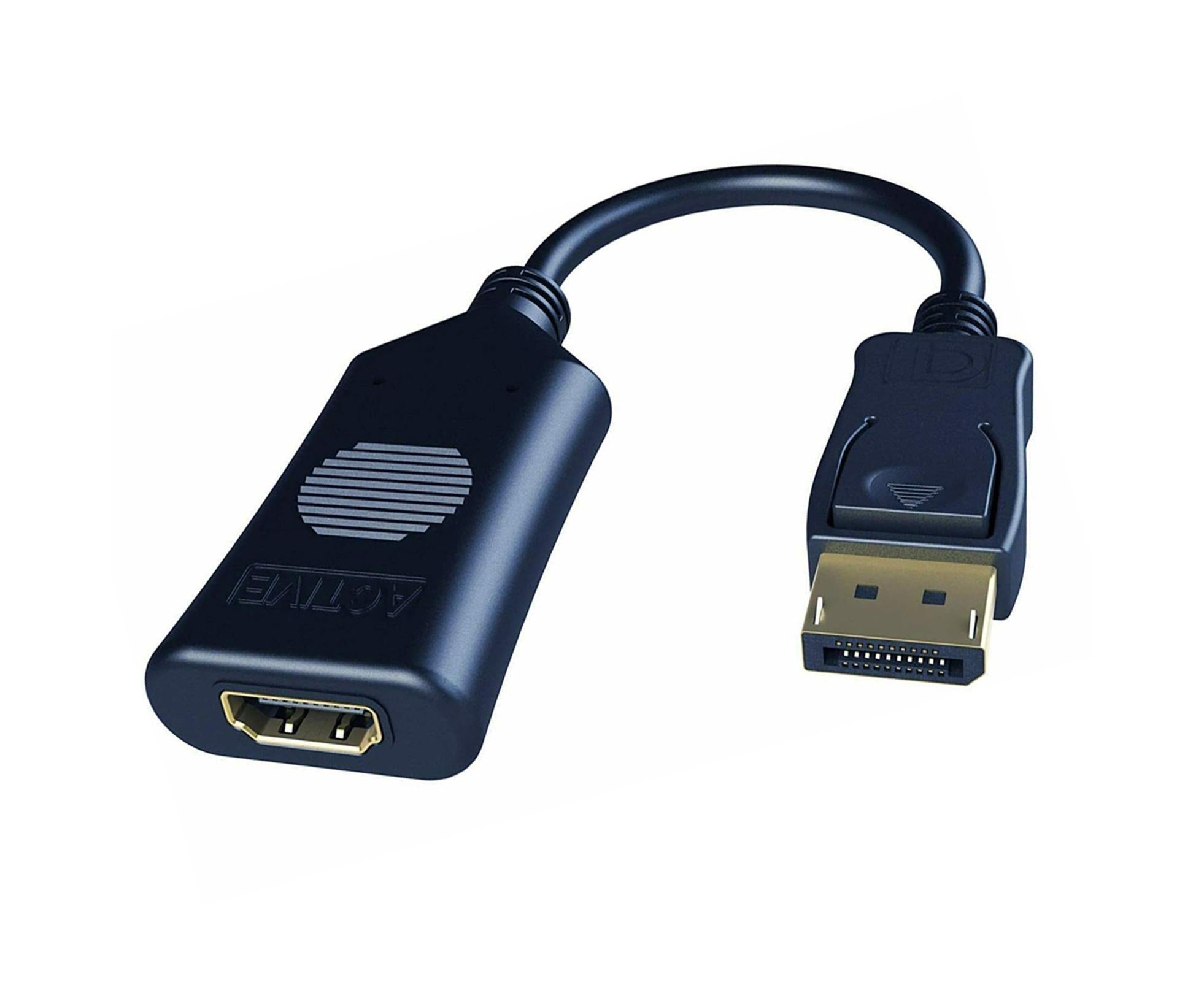 Active Display Port DP to HDMI-compatible Adapter Cable 4K 60HZ Male to Female Connector Black - Image 1
