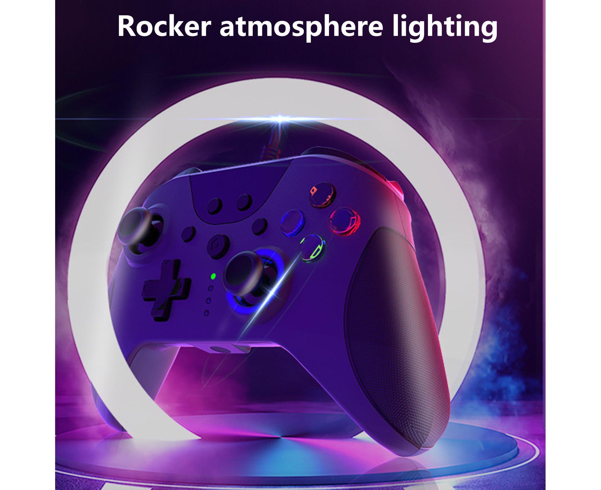 AG110 Game Joystick Vibration Ergonomic Design No Delay Wired Connection Non-slip Game Control Sensitive USB Wired Controller Game Joystic for XBox Black - Image 4