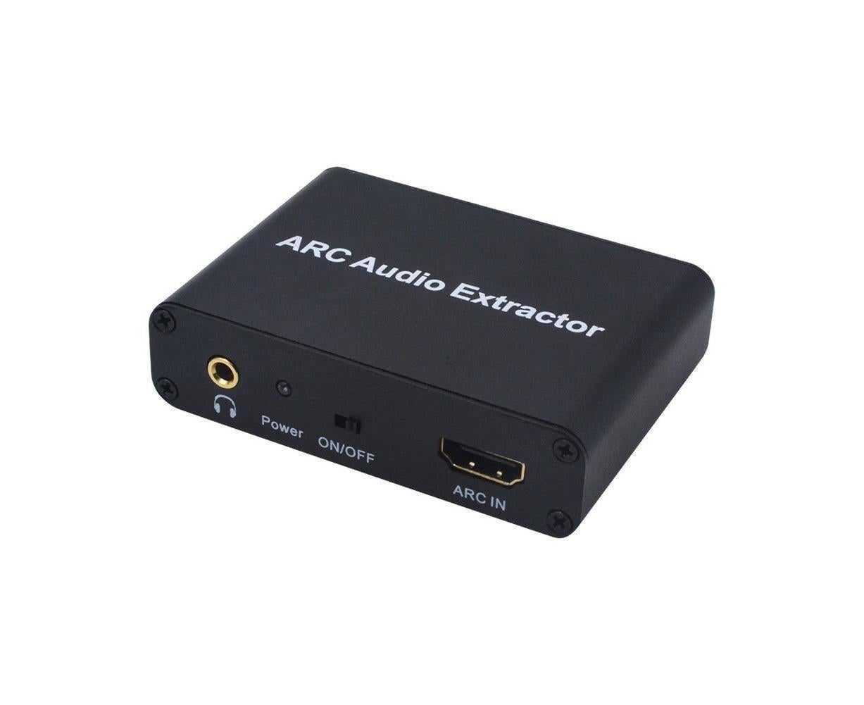 ARC to Audio Adapter Extractor HDMI-compatible Optical Fiber Coaxial 3.5mm Output Converter Black - Image 5