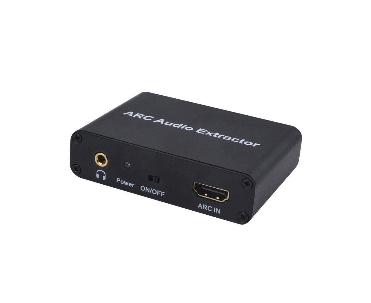 ARC to Audio Adapter Extractor HDMI-compatible Optical Fiber Coaxial 3.5mm Output Converter Black - Image 7