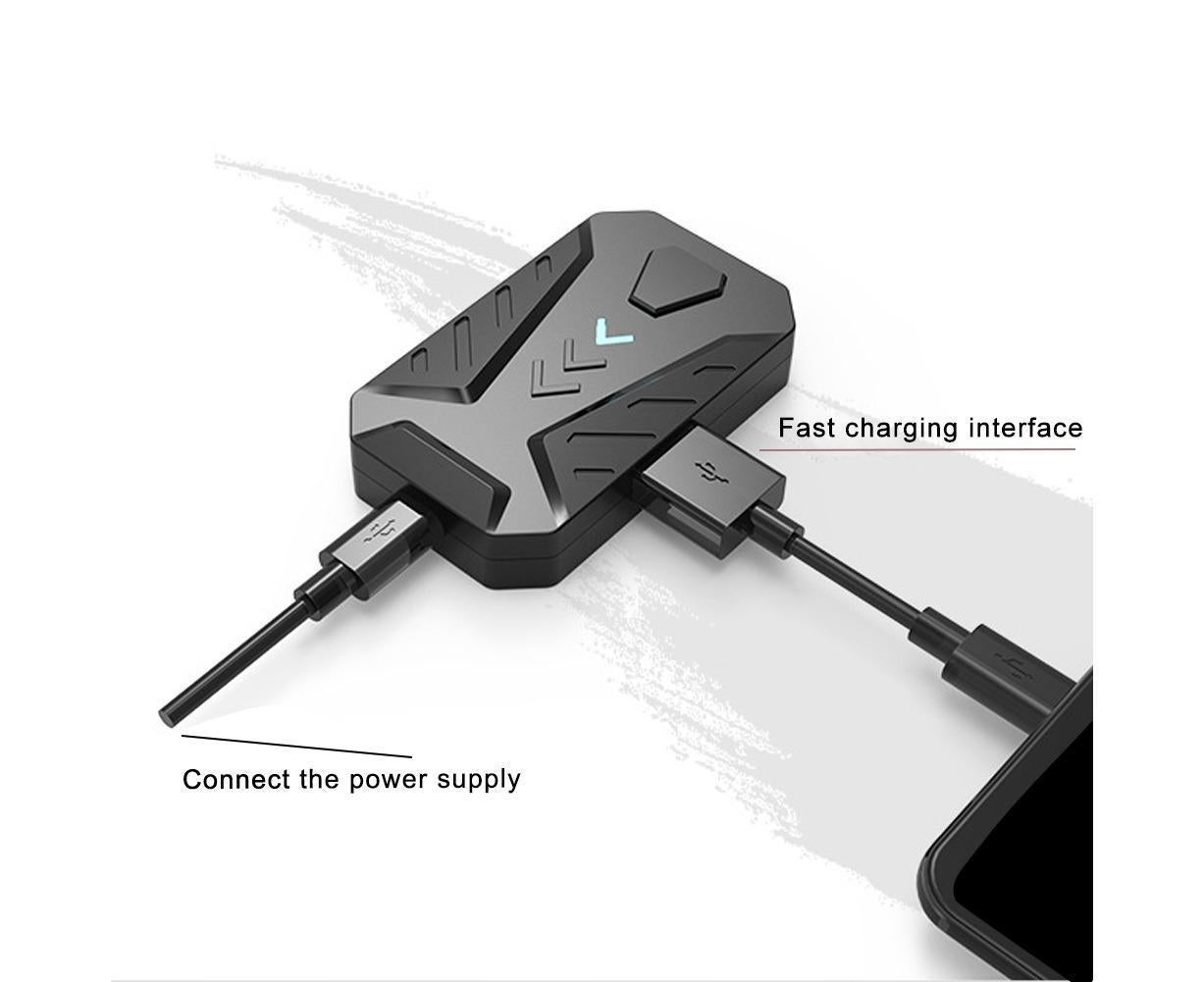 Bluetooth Gaming Keyboard Mouse Converter Adapter for iOS Android Phone Tablet Black - Image 3