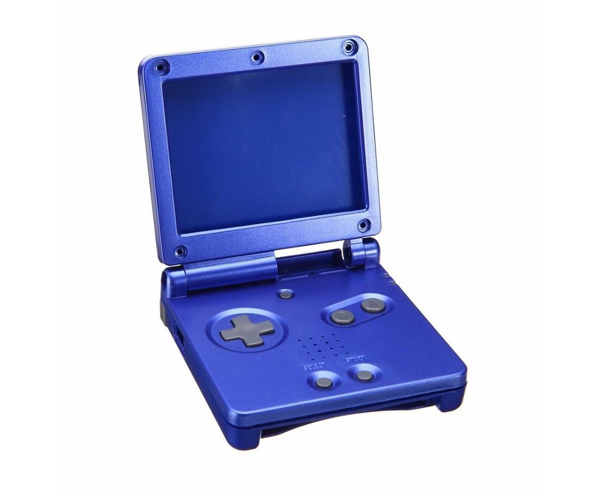 Console Housing Shell Case Screen Lens Screwdriver Kits Tool for Nintendo GBA SP Blue - Image 3