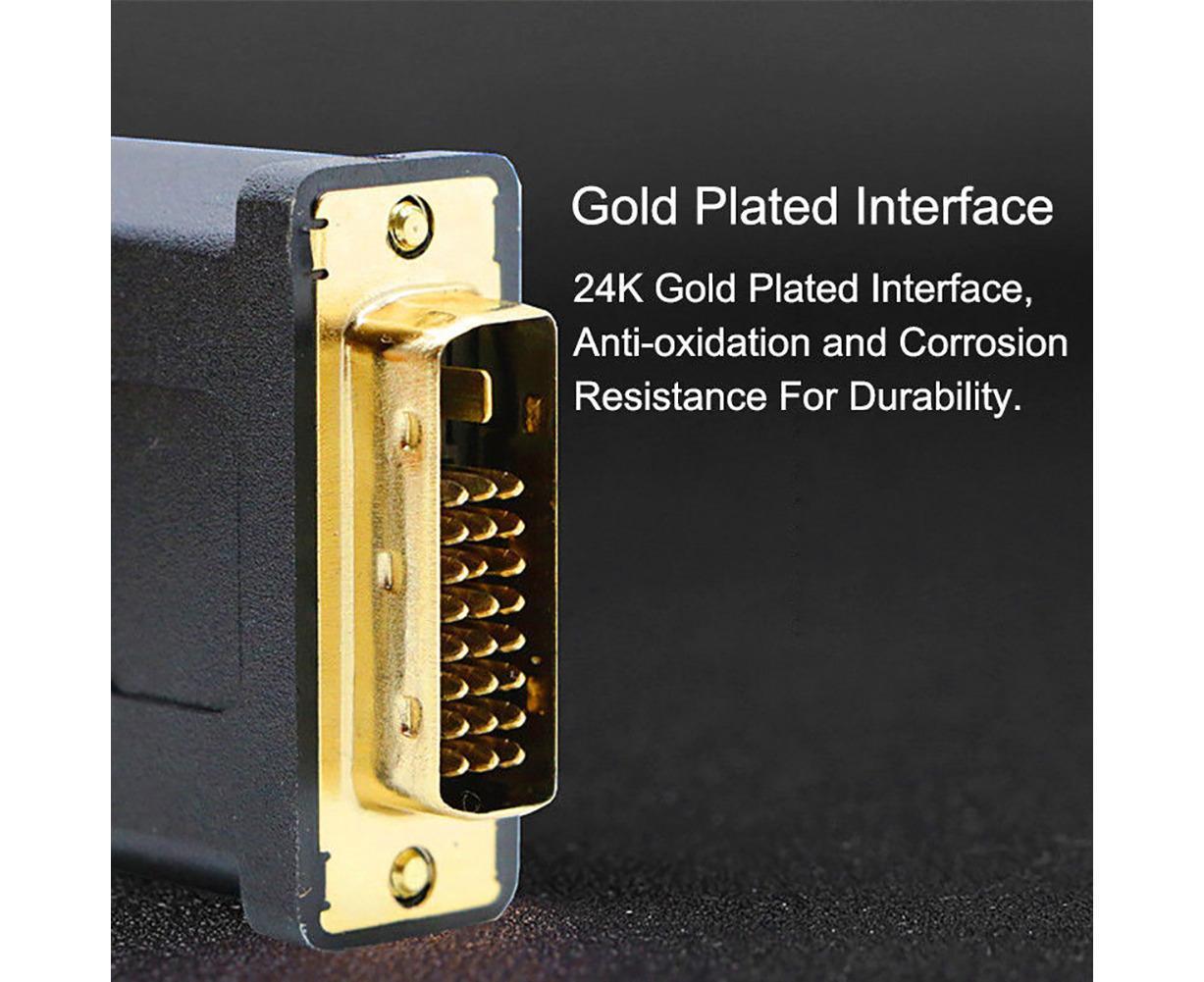 DOONJIEY High Clarity 1080P HDMI-compatible Male to DVI-D Male Bi-directional Adapter Cable for HDTV - Image 5