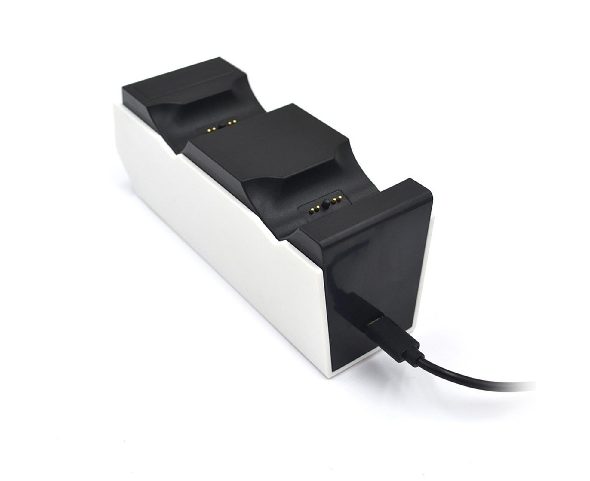 Durable Charging Stand Controller Fast Dual Charger for PlayStation 5 Gamepad Black White - Image 7