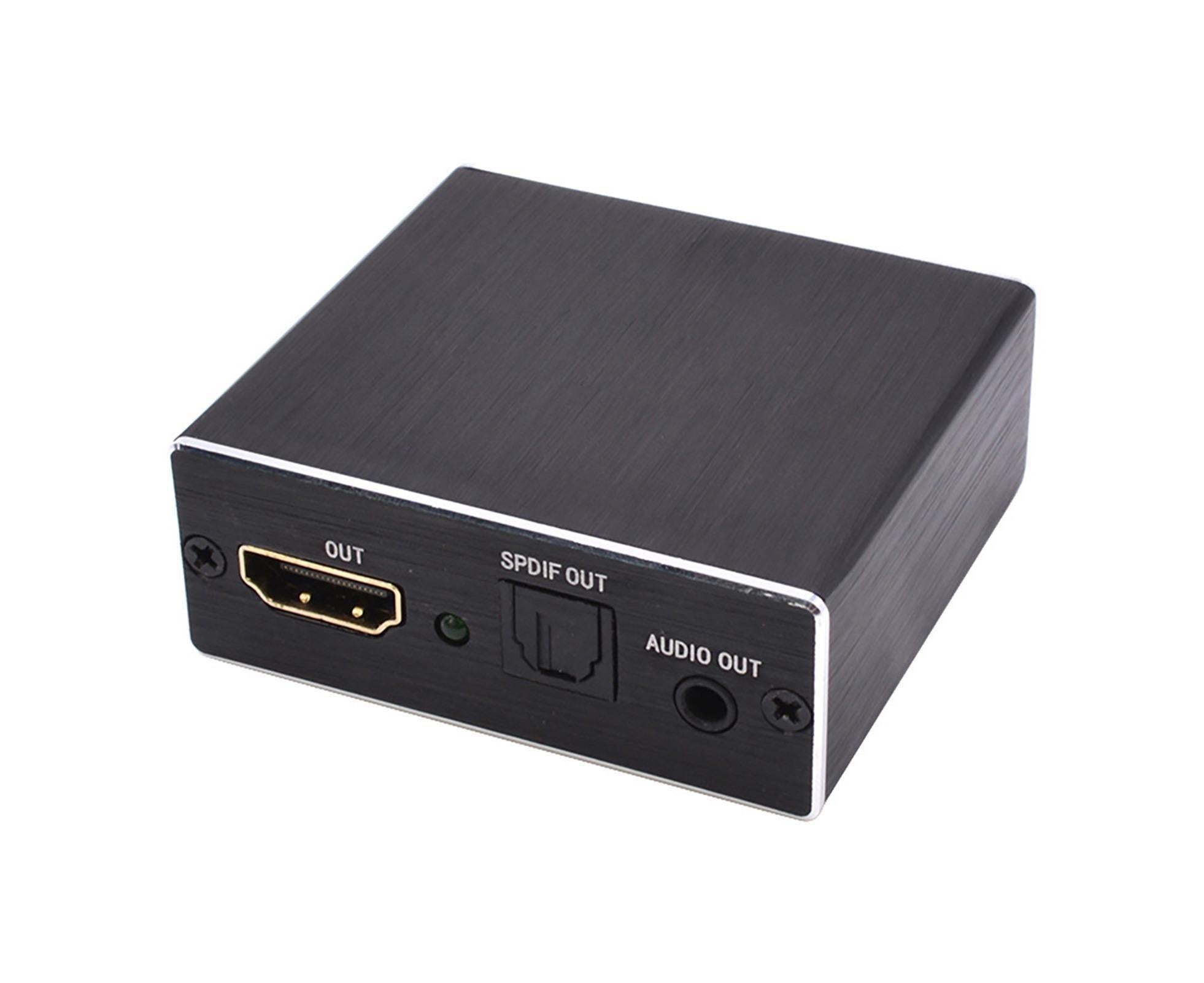 HDMI-compatible to SPDIF+R/L High Clarity Audio Converter Adapter 5.1 Optical Fiber Splitter 4K 2K Black - Image 2