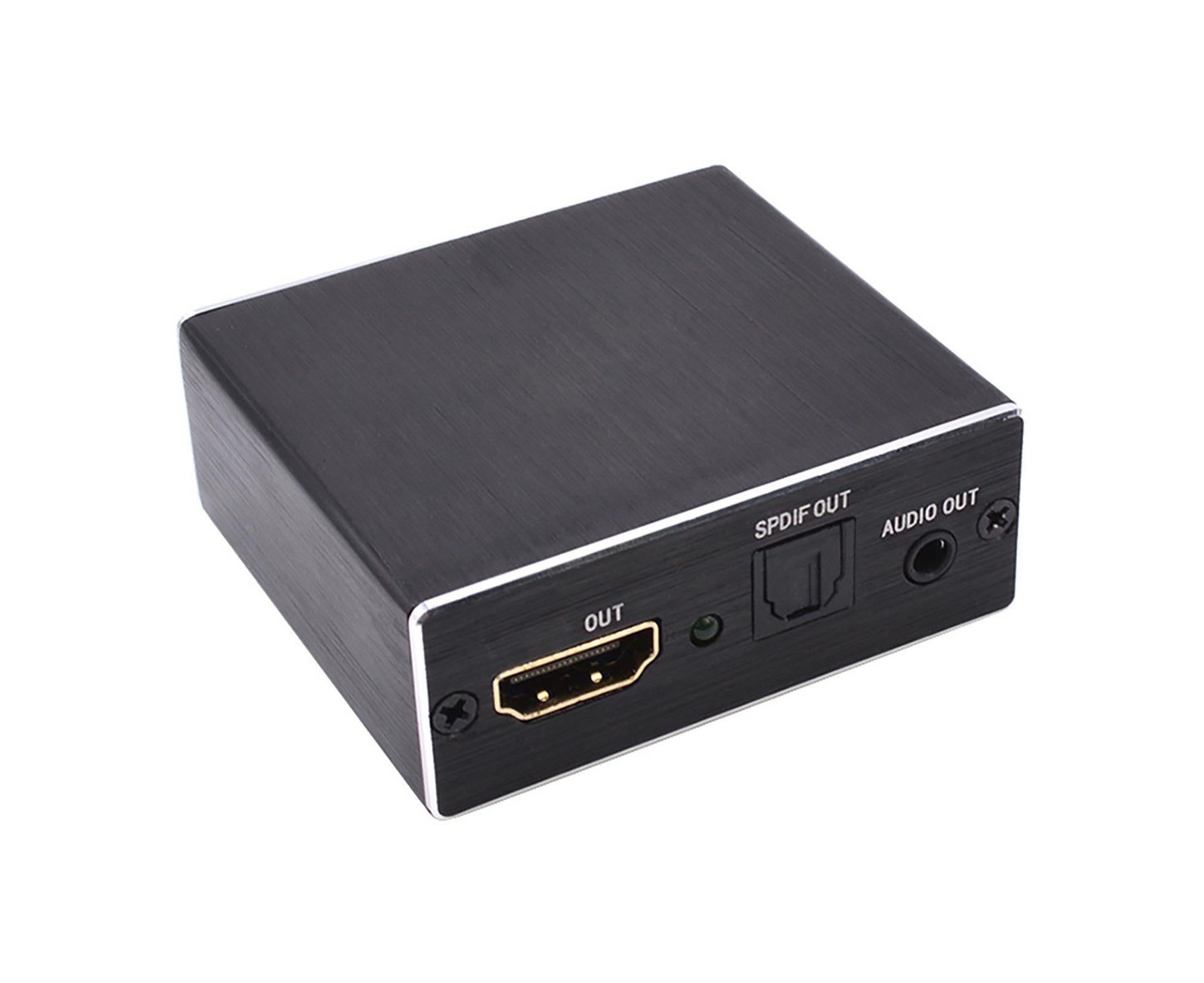 HDMI-compatible to SPDIF+R/L High Clarity Audio Converter Adapter 5.1 Optical Fiber Splitter 4K 2K Black - Image 4