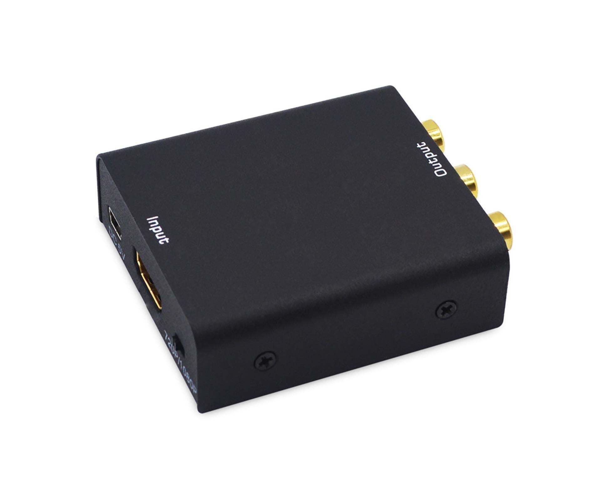 Mini HDMI-compatible 1.4b to AV 4Kx2K 1080P to 3RCA CVBS Video Audio Converter Adapter Black - Image 5