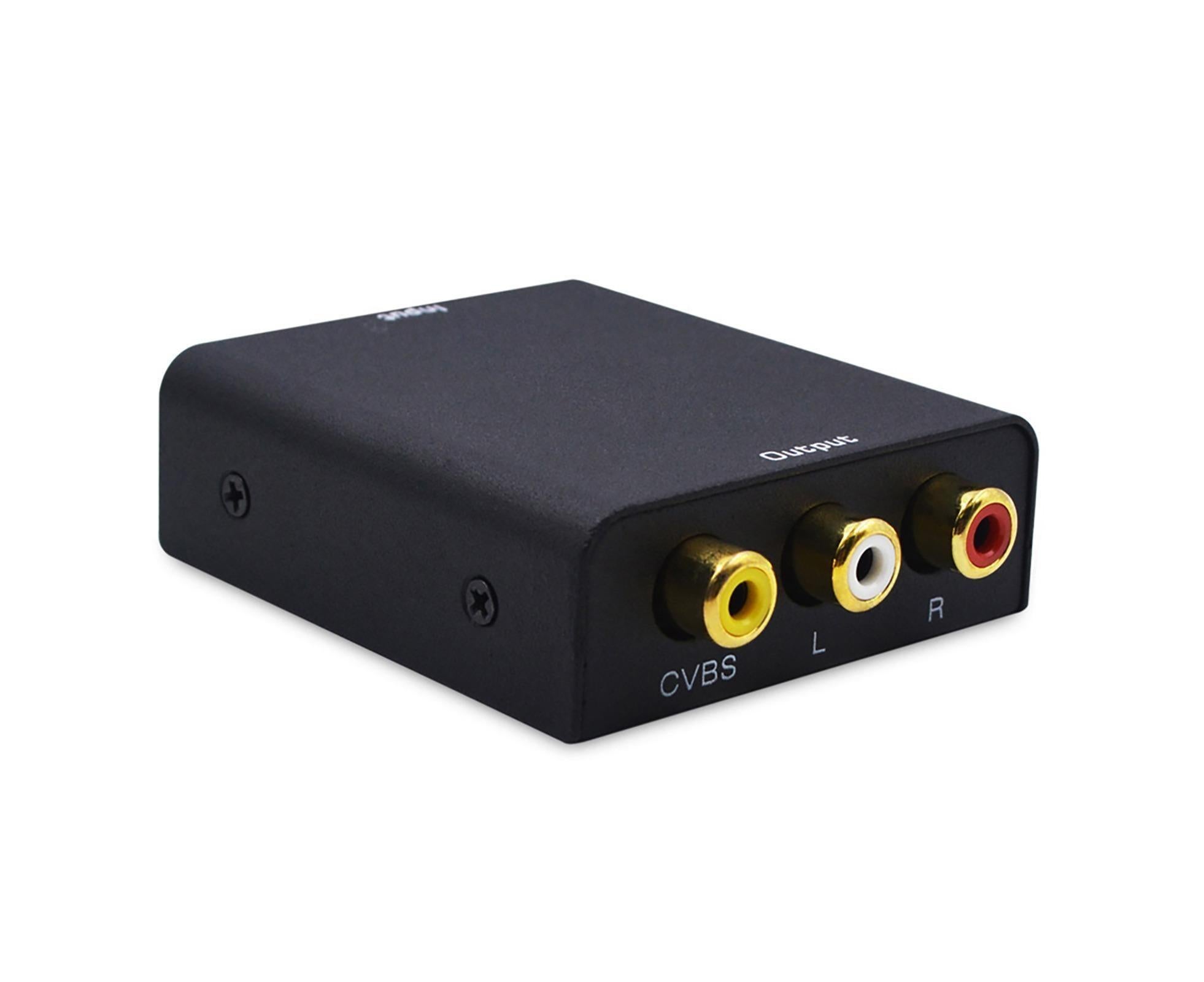 Mini HDMI-compatible 1.4b to AV 4Kx2K 1080P to 3RCA CVBS Video Audio Converter Adapter Black - Image 7