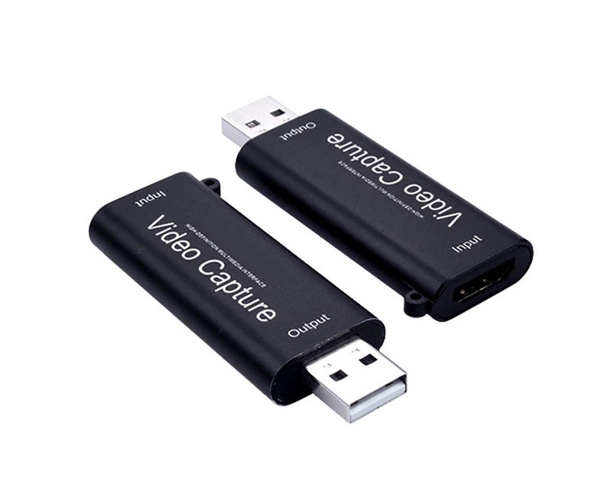 Portable 1080P USB 2.0 HDMI-compatible Video Audio Capture Card for Live Game Recording Black - Image 2