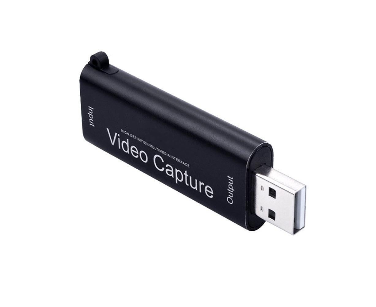 Portable 1080P USB 2.0 HDMI-compatible Video Audio Capture Card for Live Game Recording Black - Image 3