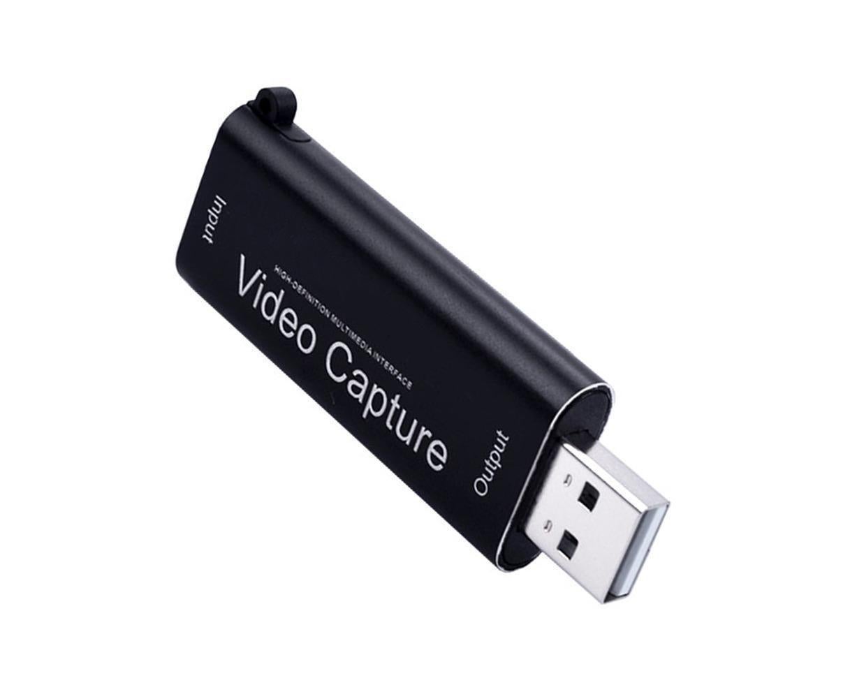 Portable 1080P USB 2.0 HDMI-compatible Video Audio Capture Card for Live Game Recording Black - Image 4