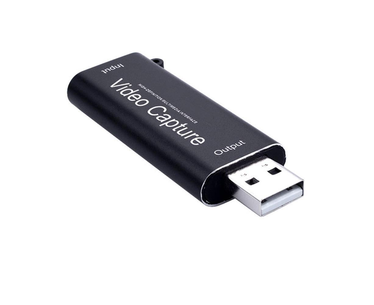Portable 1080P USB 2.0 HDMI-compatible Video Audio Capture Card for Live Game Recording Black - Image 5