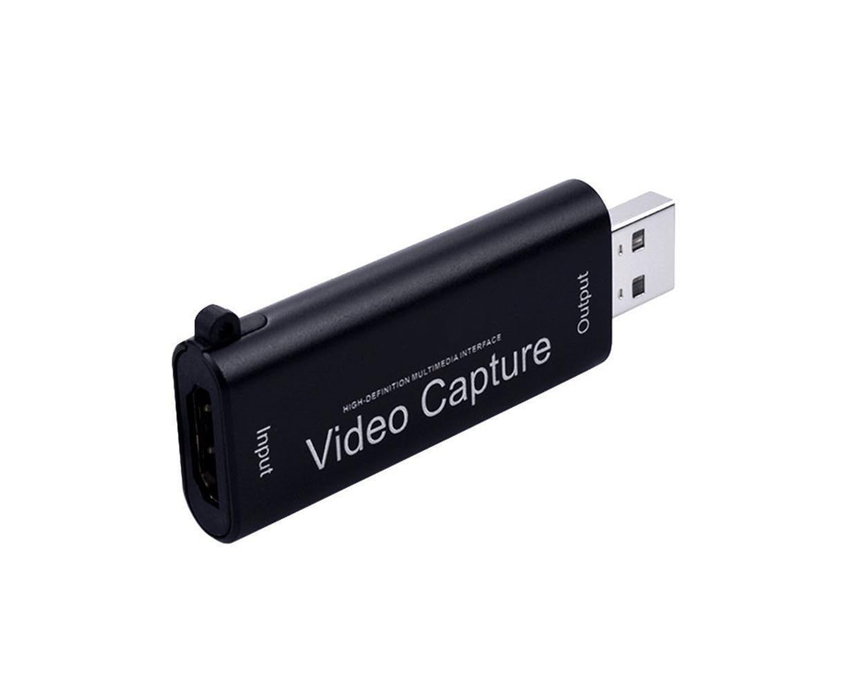 Portable 1080P USB 2.0 HDMI-compatible Video Audio Capture Card for Live Game Recording Black - Image 6