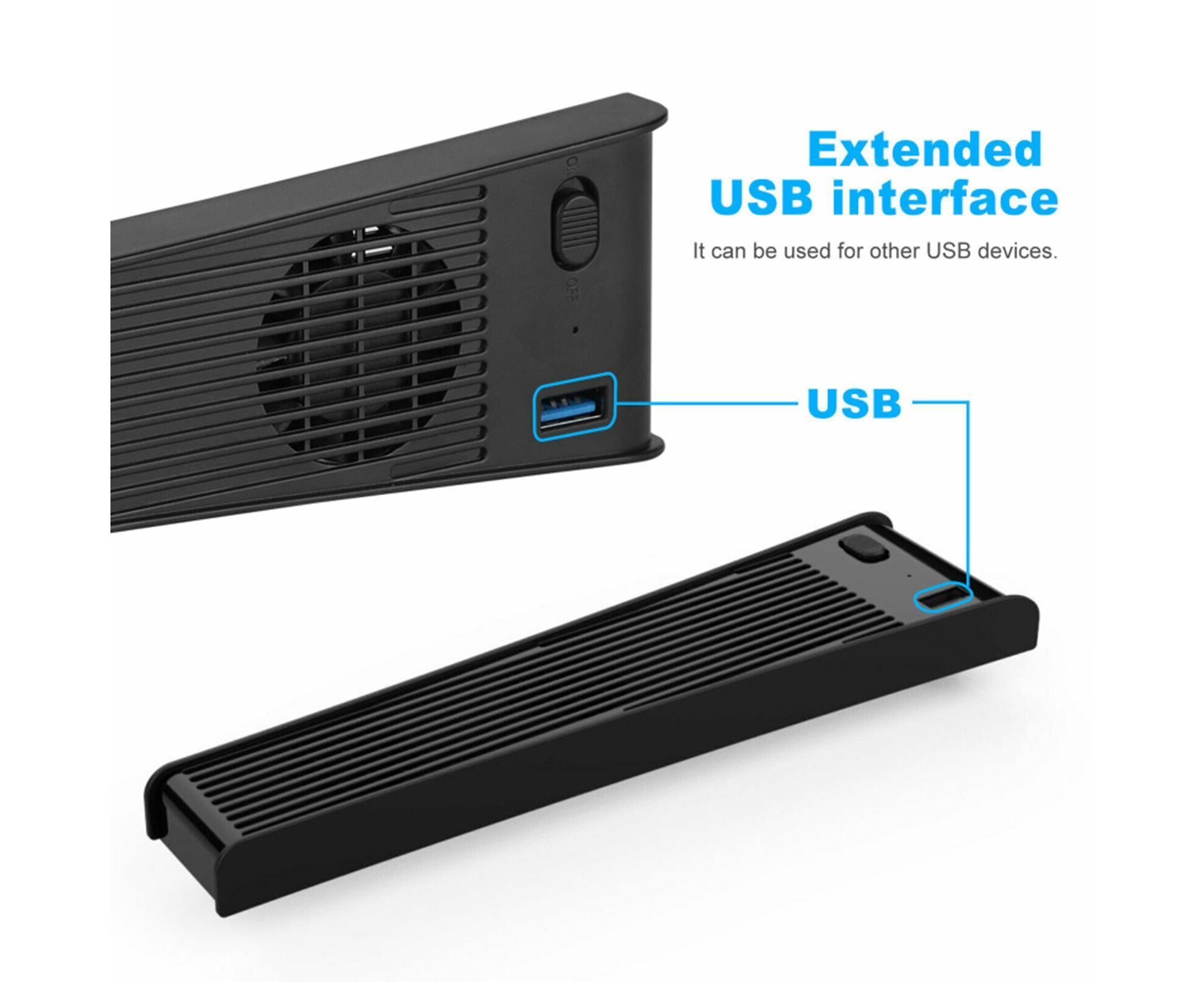 Portable 3 Fans Game Console Cooling Fan Playstation Accessories for PS5 DE/UHD Version Black - Image 5